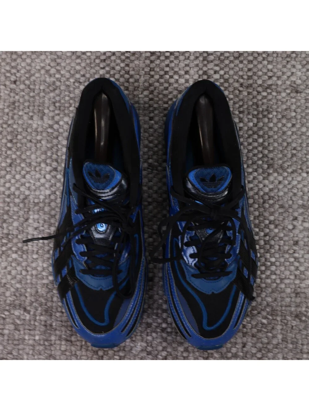 adidas Orketro 2.0 Blue Black Mens 7.5 Women's 9 Running Shoes Sneakers Y2K Tech